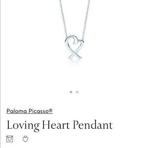 Tiffany & Co loving Heart Necklace